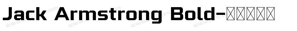 Jack Armstrong Bold字体转换